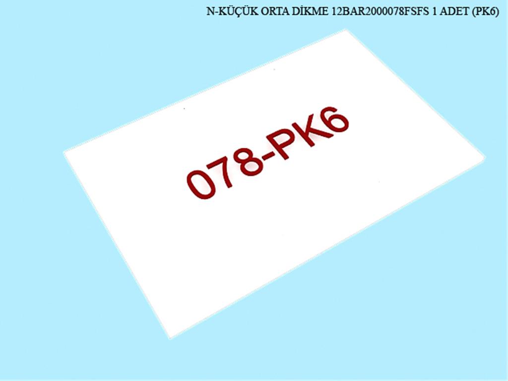 12BAR2000078FSFS, 6 KPL GRD KUCUK ORTA DIKME FIL DISI (EN)