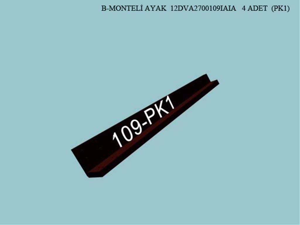12DVA2700109OPOP, KTBL MASA MONTELI AYAK /OPAK BEYAZ (EN)